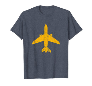Funny shirts V-neck Tank top Hoodie sweatshirt usa uk au ca gifts for Distressed Yellow Jet Airplane Aviation Pilot Gifts Flying T-Shirt 2414578