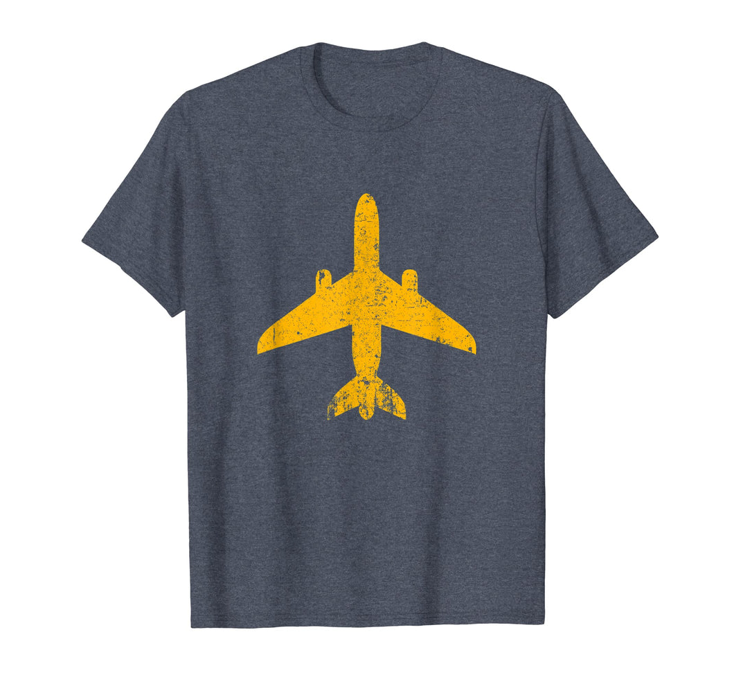 Funny shirts V-neck Tank top Hoodie sweatshirt usa uk au ca gifts for Distressed Yellow Jet Airplane Aviation Pilot Gifts Flying T-Shirt 2414578