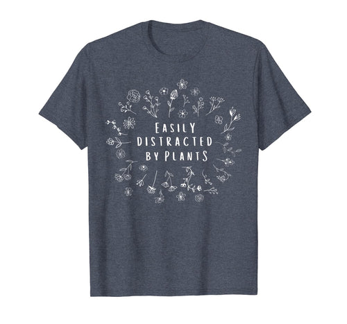 Easily Distracted By Plants Gardener Gifts Gardening Garden T-Shirt-221485