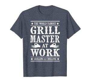 Grill Master Barbecue BBQ Smoker Grillin Dad Grandpa Gifts TShirt875697