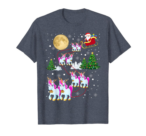 Funny shirts V-neck Tank top Hoodie sweatshirt usa uk au ca gifts for Unicorn Tree Christmas Sweater Xmas Pet Animal Lover Gifts T-Shirt 555962