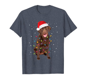 Christmas Labrador Retriever Dog Chocolate Lab Lover Gifts T-Shirt-749261