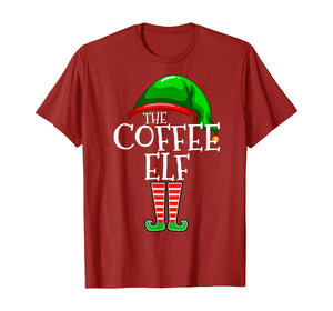 The Coffee Elf Group Matching Family Christmas Gifts Funny T-Shirt