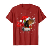 Load image into Gallery viewer, Funny shirts V-neck Tank top Hoodie sweatshirt usa uk au ca gifts for Christmas Beagle Santa Hat Dog Lover Gifts T-Shirt 724321
