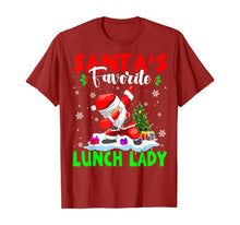 Load image into Gallery viewer, Funny shirts V-neck Tank top Hoodie sweatshirt usa uk au ca gifts for Santa&#39;s Favorite Lunch Lady Cute Lunch Lady Christmas Gifts T-Shirt 331980
