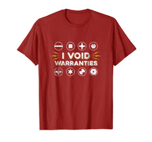 Load image into Gallery viewer, Funny shirts V-neck Tank top Hoodie sweatshirt usa uk au ca gifts for I Void Warranties Shirt Gadget Geek Technology Lover Gifts 2557564
