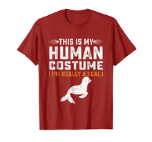 Load image into Gallery viewer, Funny shirts V-neck Tank top Hoodie sweatshirt usa uk au ca gifts for This Is My Human Costume Shirt Seal Family Animals Gifts Tee 1816144
