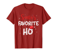 Load image into Gallery viewer, Funny shirts V-neck Tank top Hoodie sweatshirt usa uk au ca gifts for Xmas Gifts Santa&#39;s Favorite Ho With Santa Hat Christmas T-Shirt 846108
