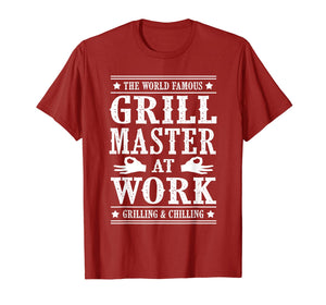 Grill Master Barbecue BBQ Smoker Grillin Dad Grandpa Gifts TShirt875697