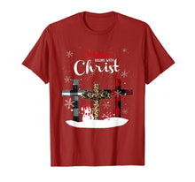 Load image into Gallery viewer, Womens Christmas Begins With Christ Xmas Gifts T-Shirt
