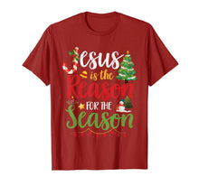 Load image into Gallery viewer, Funny shirts V-neck Tank top Hoodie sweatshirt usa uk au ca gifts for Jesus Is The Reason For The Season Christmas Christian Gifts T-Shirt 257582
