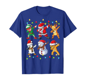 Funny shirts V-neck Tank top Hoodie sweatshirt usa uk au ca gifts for Dabbing Santa Elf Friends Christmas Kids Boys Men Xmas Gifts T-Shirt 24841