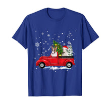 Load image into Gallery viewer, Funny shirts V-neck Tank top Hoodie sweatshirt usa uk au ca gifts for Bull Terrier Riding Red Truck Christmas Gifts Dog T-Shirt 880696

