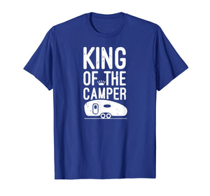 Funny shirts V-neck Tank top Hoodie sweatshirt usa uk au ca gifts for King Of The Camper Shirt Men Camping Gifts 375806