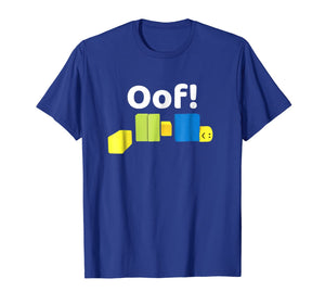 OOF! Funny Blox Noob Gamer T- Shirt Gifts For Gamers 95075