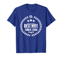 Load image into Gallery viewer, Funny shirts V-neck Tank top Hoodie sweatshirt usa uk au ca gifts for 9th Wedding Anniversary Gifts Best Wife Since 2010 274627
