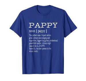 Funny shirts V-neck Tank top Hoodie sweatshirt usa uk au ca gifts for Pappy Definition Grandpa Father's Day Gifts - Men T-Shirt 1937369