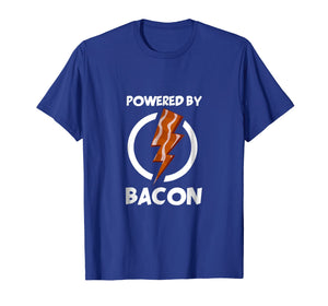 Funny shirts V-neck Tank top Hoodie sweatshirt usa uk au ca gifts for Powered by Bacon T-Shirt Funny Bacon Lovers Shirt Tee Gifts 1458473