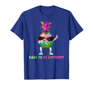 Funny shirts V-neck Tank top Hoodie sweatshirt usa uk au ca gifts for Dabbing Pineapple Dare To Be Different Hawaiian Tshirt Gifts 2854259