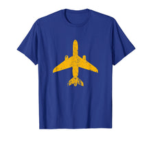 Load image into Gallery viewer, Funny shirts V-neck Tank top Hoodie sweatshirt usa uk au ca gifts for Distressed Yellow Jet Airplane Aviation Pilot Gifts Flying T-Shirt 2414578
