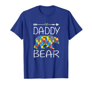 Funny shirts V-neck Tank top Hoodie sweatshirt usa uk au ca gifts for Daddy Bear Autism Awareness Arrow Love Family Gifts TShirt 2893545