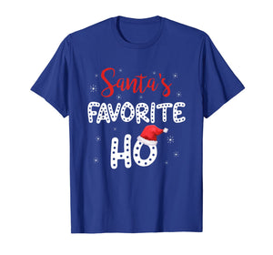 Funny shirts V-neck Tank top Hoodie sweatshirt usa uk au ca gifts for Xmas Gifts Santa's Favorite Ho With Santa Hat Christmas T-Shirt 846108