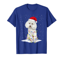 Load image into Gallery viewer, Poodle Santa Christmas Tree Lights Xmas Gifts T-Shirt-931591
