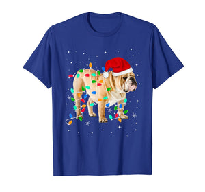 Funny shirts V-neck Tank top Hoodie sweatshirt usa uk au ca gifts for Funny English Bulldog Christmas Light Gifts Xmas T-Shirt 340948