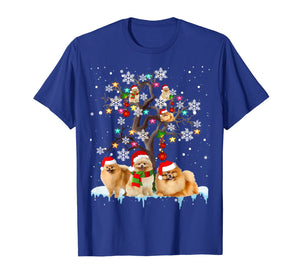 Funny shirts V-neck Tank top Hoodie sweatshirt usa uk au ca gifts for Pomeranian Christmas Tree Ornament Funny Christmas Gifts T-Shirt 611125
