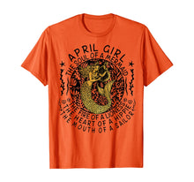 Load image into Gallery viewer, April Girl The Soul Of A Mermaid Tshirt Funny Gifts Women TShirt70437
