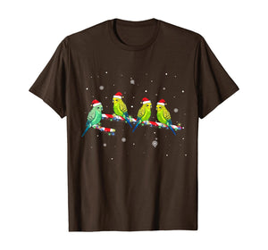 Funny shirts V-neck Tank top Hoodie sweatshirt usa uk au ca gifts for Funny Budgies with Candy Cane Gifts Christmas Budgies Lover T-Shirt 1047083