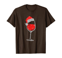 Load image into Gallery viewer, Funny shirts V-neck Tank top Hoodie sweatshirt usa uk au ca gifts for Wine Glasses Santa Hat Christmas Tee Funny Wine Lover Gifts T-Shirt 1004806

