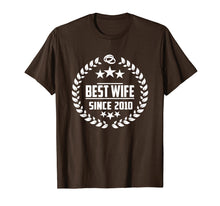 Load image into Gallery viewer, Funny shirts V-neck Tank top Hoodie sweatshirt usa uk au ca gifts for 9th Wedding Anniversary Gifts Best Wife Since 2010 274627
