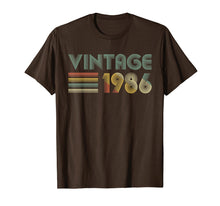 Load image into Gallery viewer, Funny shirts V-neck Tank top Hoodie sweatshirt usa uk au ca gifts for Retro Vintage 1986 TShirt 33rd Birthday Gifts 33 Years Old 3032325
