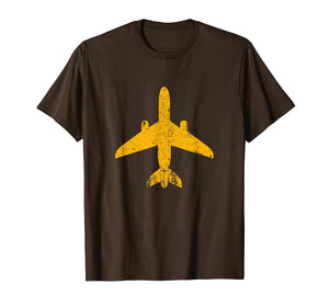 Funny shirts V-neck Tank top Hoodie sweatshirt usa uk au ca gifts for Distressed Yellow Jet Airplane Aviation Pilot Gifts Flying T-Shirt 2414578