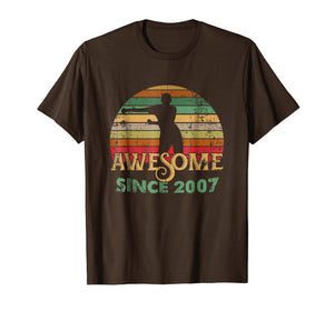 Vintage Flossing Awesome Since 2007 12nd Yrs Birthday Gifts