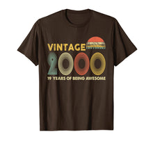 Load image into Gallery viewer, Funny shirts V-neck Tank top Hoodie sweatshirt usa uk au ca gifts for Retro Vintage 2000 T-Shirt 19th Birthday Gifts 19 Years Old 291619
