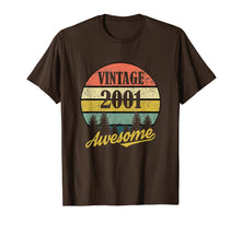 Load image into Gallery viewer, Funny shirts V-neck Tank top Hoodie sweatshirt usa uk au ca gifts for Retro Vintage 2001 TShirt 18th Birthday Gifts 18 Years Old 279076
