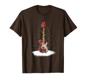 Christmas Guitar Funny Guitarist Christmas Gifts T-Shirt-813603