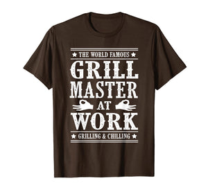 Grill Master Barbecue BBQ Smoker Grillin Dad Grandpa Gifts TShirt875697