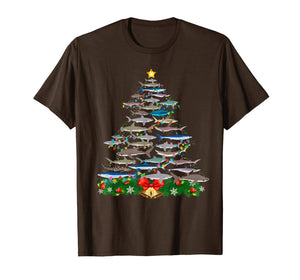 SHARK Christmas Tree Shirt SHARK Lovers Gifts Men Women Kids T-Shirt