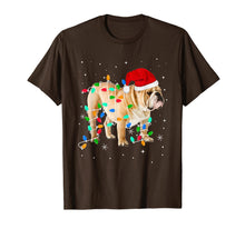 Load image into Gallery viewer, Funny shirts V-neck Tank top Hoodie sweatshirt usa uk au ca gifts for Funny English Bulldog Christmas Light Gifts Xmas T-Shirt 340948
