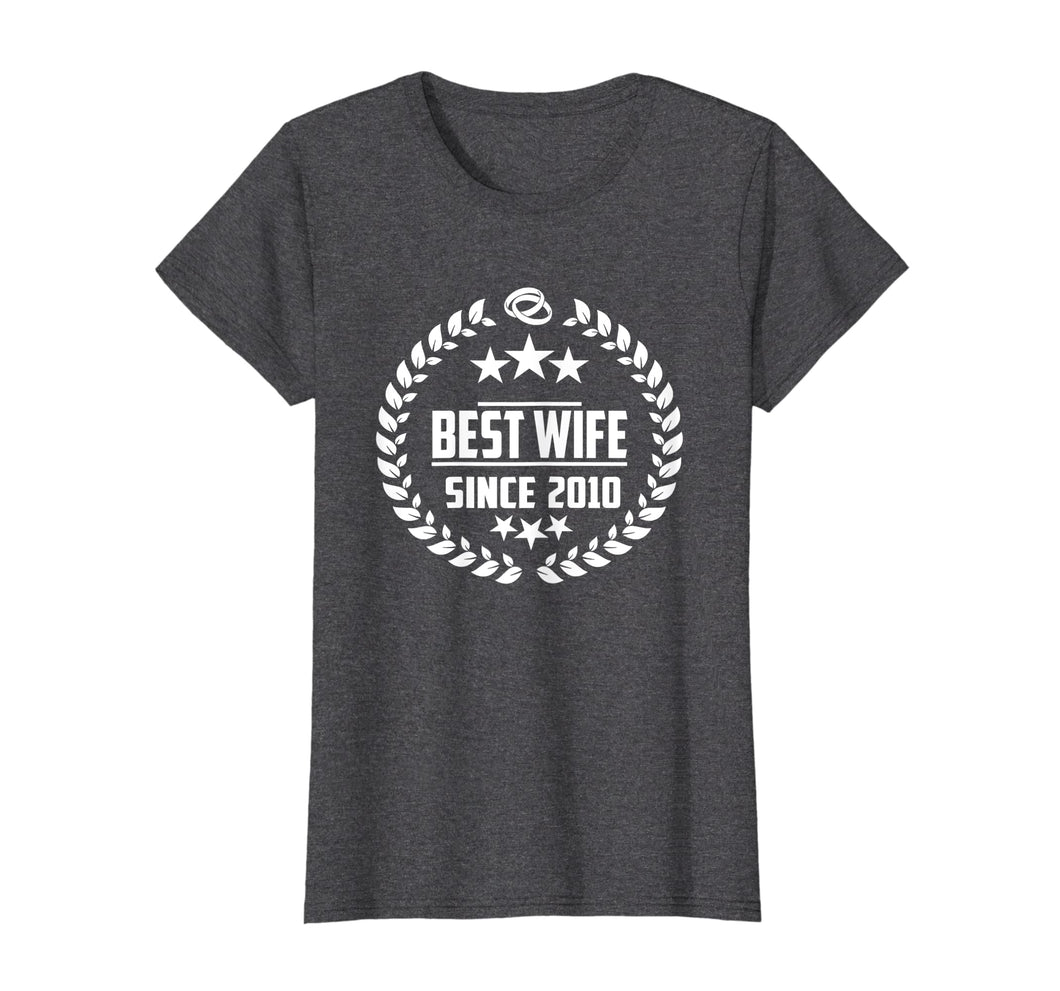 Funny shirts V-neck Tank top Hoodie sweatshirt usa uk au ca gifts for 9th Wedding Anniversary Gifts Best Wife Since 2010 274627