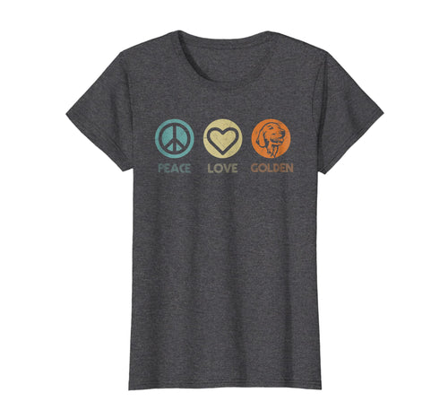 Funny shirts V-neck Tank top Hoodie sweatshirt usa uk au ca gifts for Vintage Peace Love Golden Retriever Tshirt Dog Lover Gifts 698869