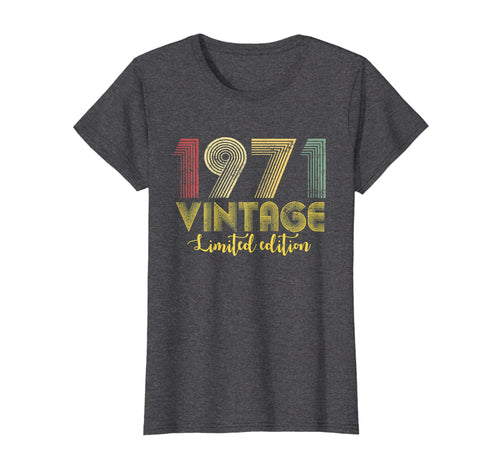 Funny shirts V-neck Tank top Hoodie sweatshirt usa uk au ca gifts for Vintage 1971 T-Shirt Born in 1971 Retro 48th Birthday Gifts 2647586