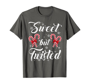 Funny shirts V-neck Tank top Hoodie sweatshirt usa uk au ca gifts for Sweet But Twisted Candy Cane Christmas Hat Funny Gifts T-Shirt 879861