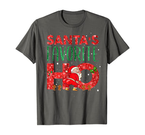 Funny shirts V-neck Tank top Hoodie sweatshirt usa uk au ca gifts for Santa's Favorite Ho Gifts Xmas Outfit Christmas Costume T-Shirt 319656