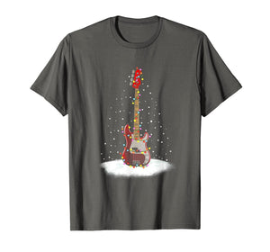 Christmas Guitar Funny Guitarist Christmas Gifts T-Shirt-813603