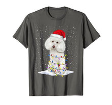 Load image into Gallery viewer, Poodle Santa Christmas Tree Lights Xmas Gifts T-Shirt-931591
