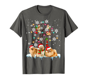Funny shirts V-neck Tank top Hoodie sweatshirt usa uk au ca gifts for Pomeranian Christmas Tree Ornament Funny Christmas Gifts T-Shirt 611125